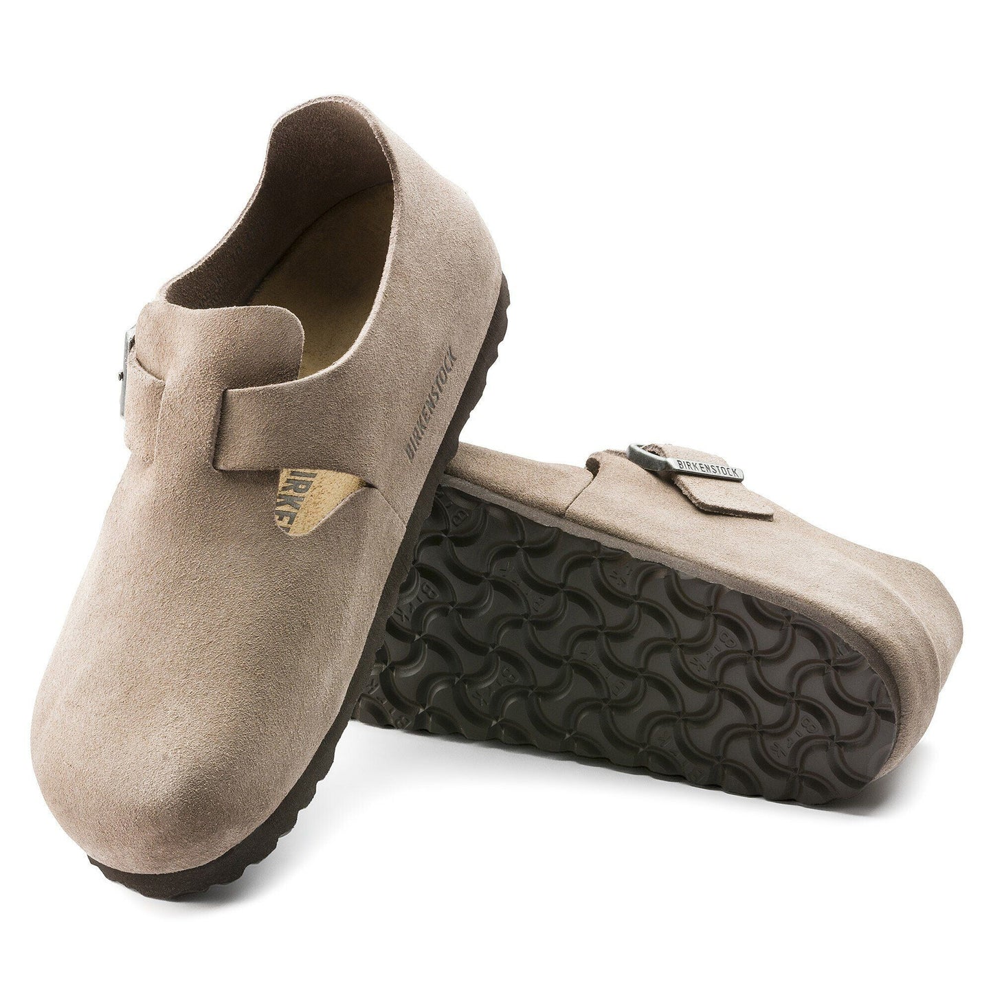London | Suede | Taupe - clog - Birkenstock