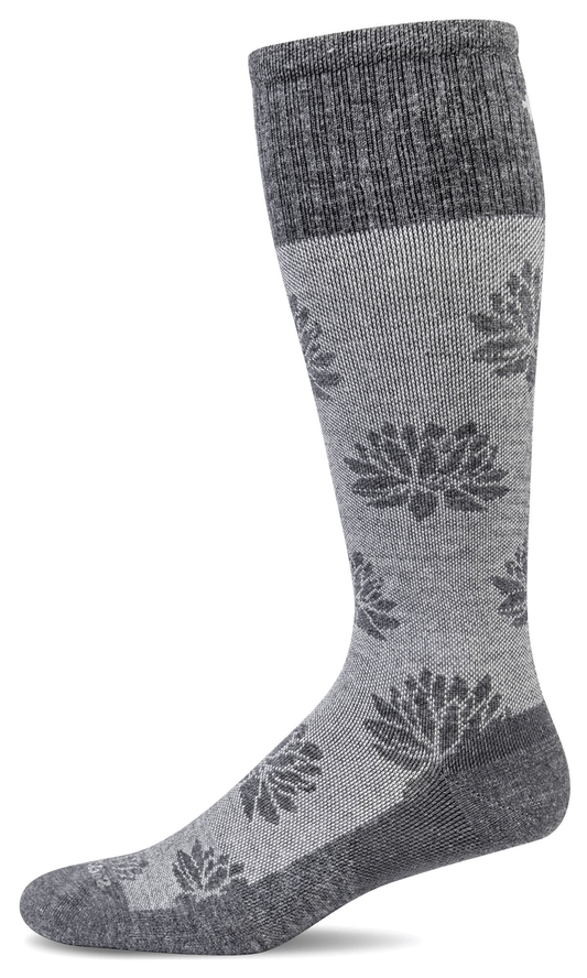 Lotus Lift | Compression | Women | Charcoal - socks - Sockwell