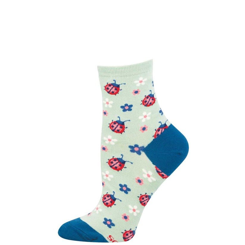 Luck Be My Lady | Women | Ivory Heather - socks - Socksmith