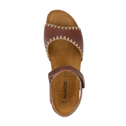 Luna | Oily Nubuck | Brandy - Wedge - Naot