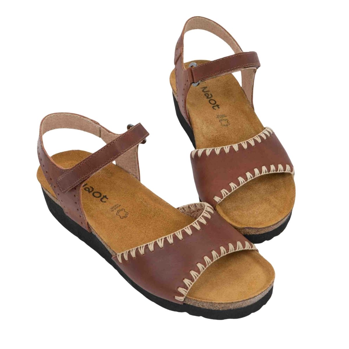 Luna | Oily Nubuck | Brandy - Wedge - Naot