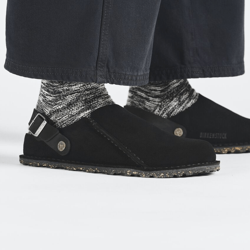 Lutry | Suede | Black - Clog - Birkenstock