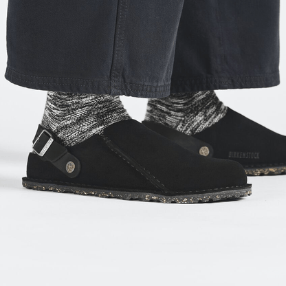 Lutry | Suede | Black - Clog - Birkenstock