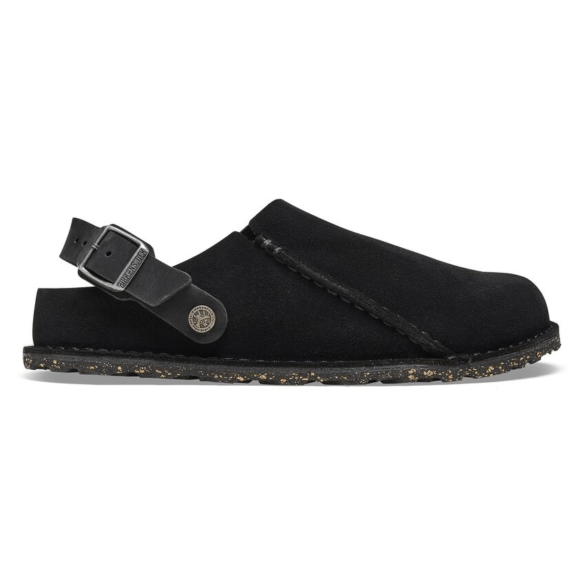 Lutry | Suede | Black - Clog - Birkenstock