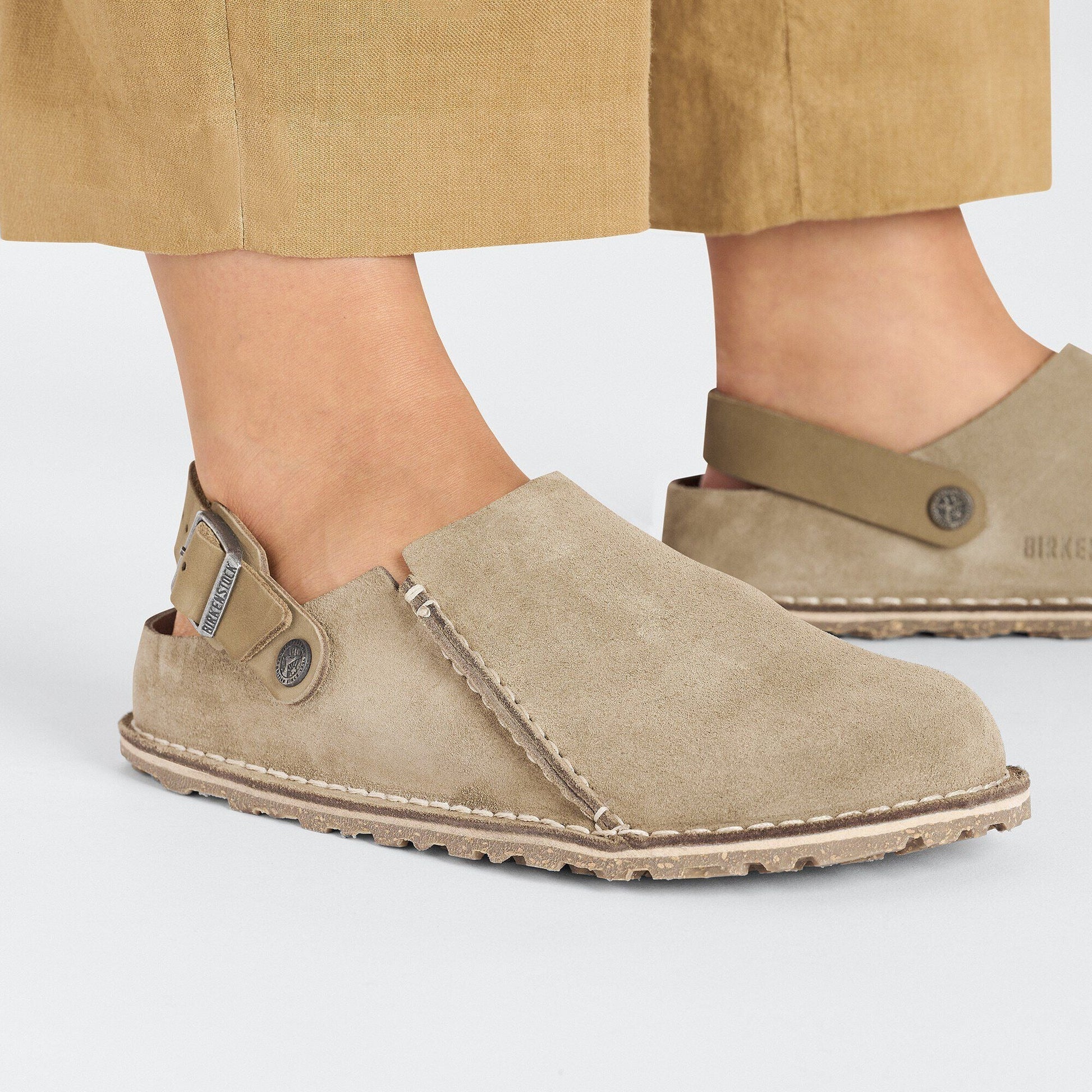 Lutry | Suede | Gray Taupe - clog - Birkenstock