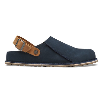 Lutry | Suede | New Navy/Cognac - clog - Birkenstock