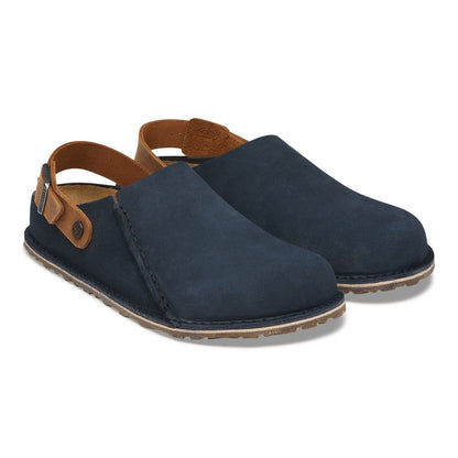 Lutry | Suede | New Navy/Cognac - clog - Birkenstock