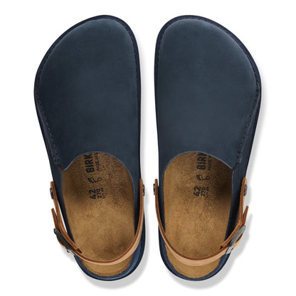 Lutry | Suede | New Navy/Cognac - clog - Birkenstock