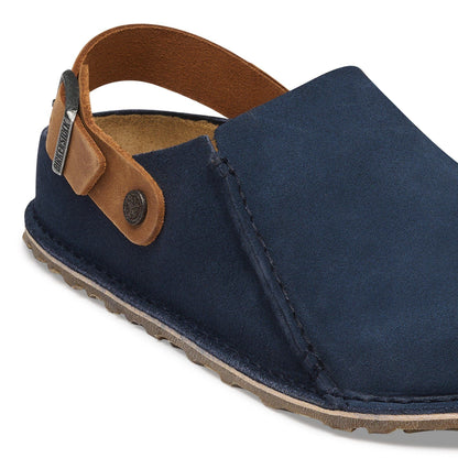 Lutry | Suede | New Navy/Cognac - clog - Birkenstock