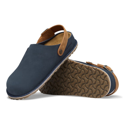 Lutry | Suede | New Navy/Cognac - clog - Birkenstock
