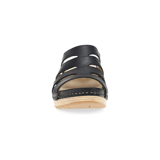 Lyndi | Oiled Pull Up | Black - Sandals - Dansko