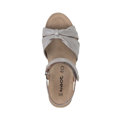 Madame | Leather | Silver Threads - Wedge - Naot