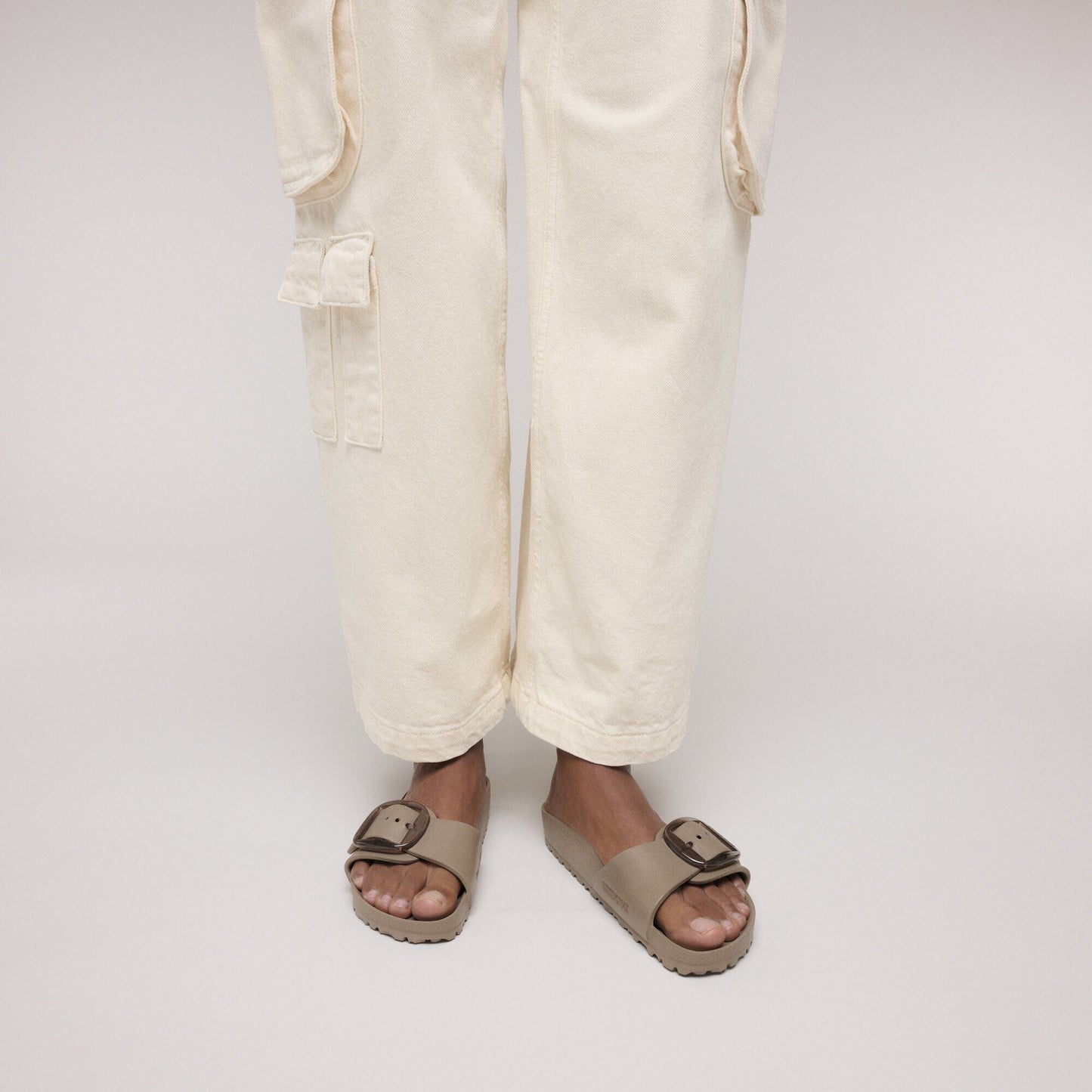 Madrid Big Buckle | EVA | Gray Taupe - sandals - Birkenstock