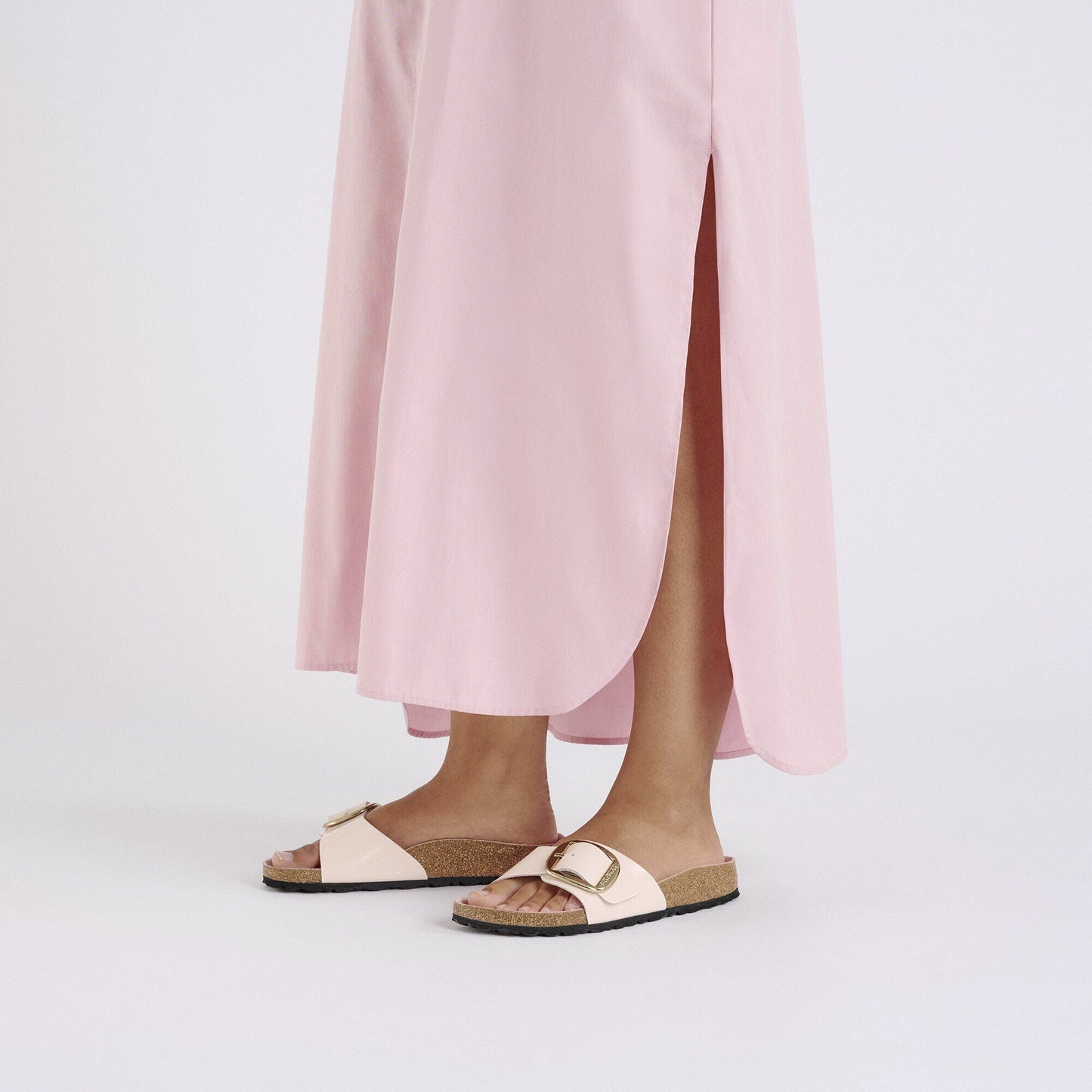 Madrid Big Buckle | High - Shine Patent Leather | Light Rose - sandals - Birkenstock