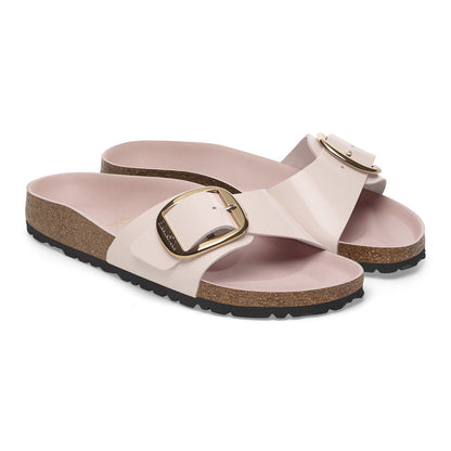 Madrid Big Buckle | High - Shine Patent Leather | Light Rose - sandals - Birkenstock