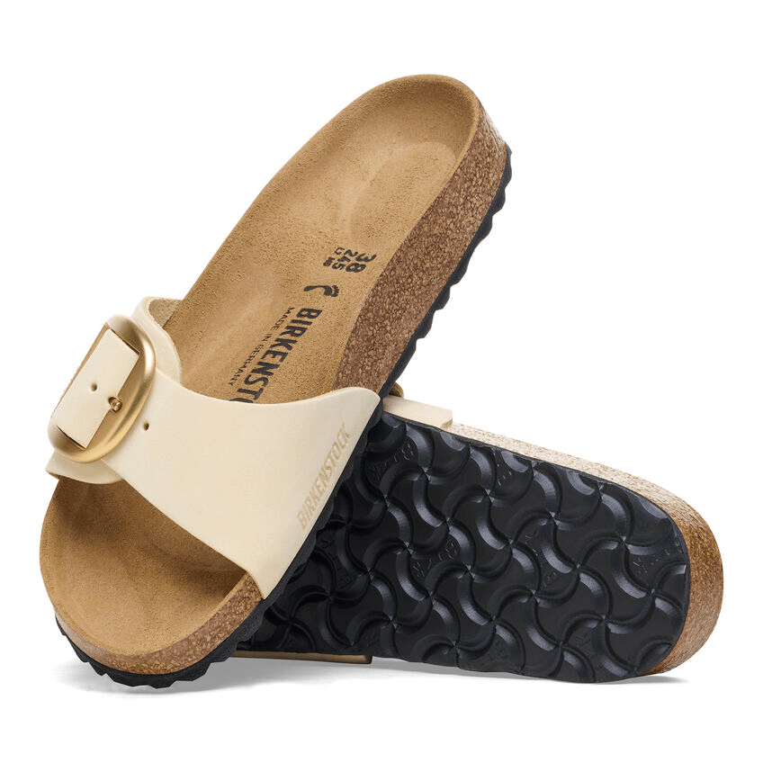 Madrid Big Buckle | Nubuck | Ecru - Sandals - Birkenstock