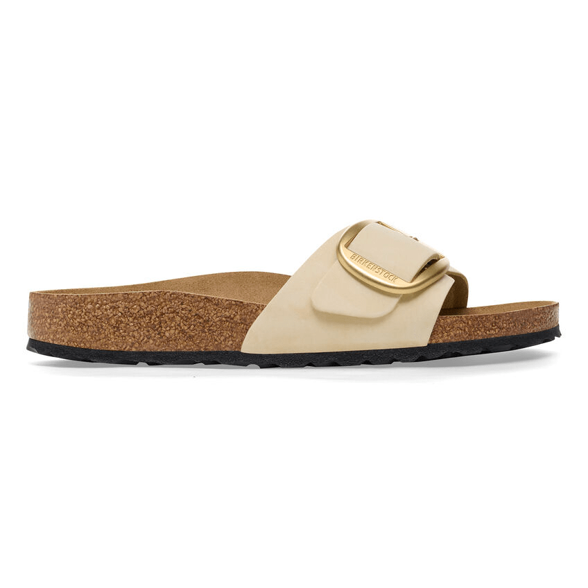 Madrid Big Buckle | Nubuck | Ecru - Sandals - Birkenstock