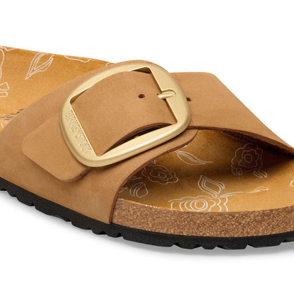 Madrid Big Buckle | Nubuck | Mink Flowers - sandals - Birkenstock