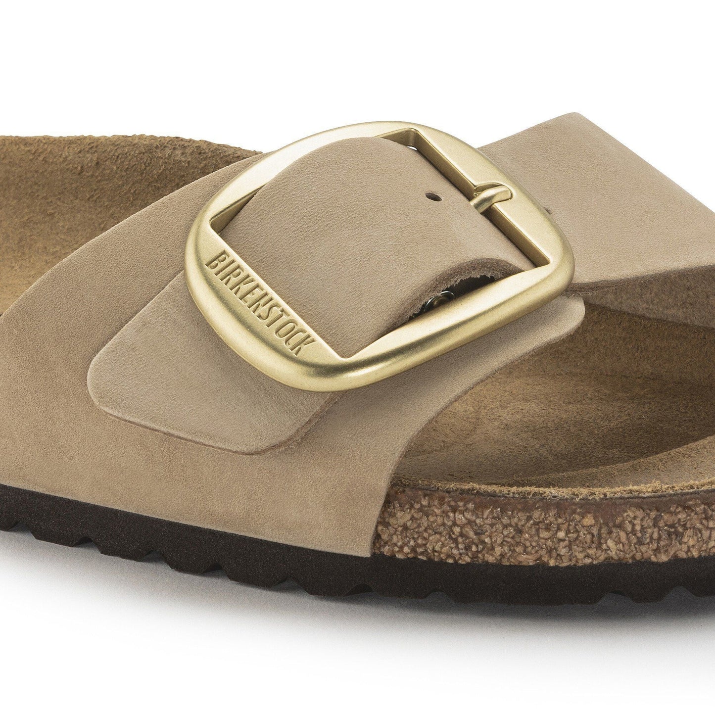 Madrid Big Buckle | Nubuck | Sandcastle - sandals - Birkenstock