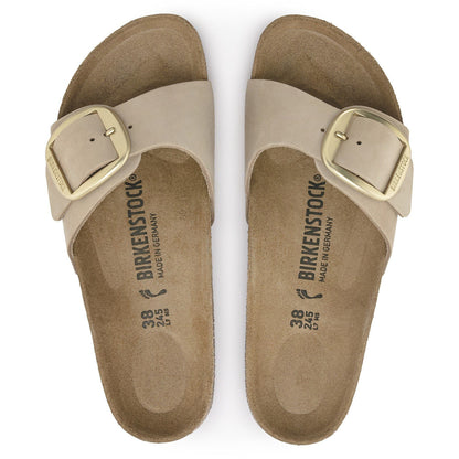Madrid Big Buckle | Nubuck | Sandcastle - sandals - Birkenstock