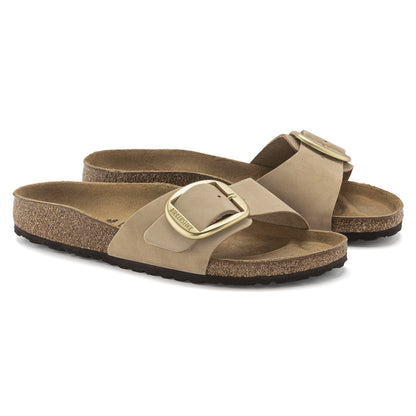 Madrid Big Buckle | Nubuck | Sandcastle - sandals - Birkenstock