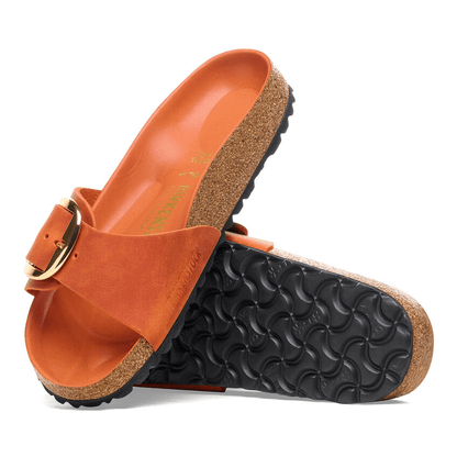 Madrid Big Buckle | Oiled Leather | Burnt Orange - Sandals - Birkenstock