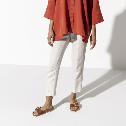 Madrid Big Buckle | Oiled Leather | Cognac - sandals - Birkenstock