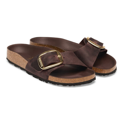 Madrid Big Buckle | Oiled Leather | Habana - sandals - Birkenstock