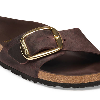 Madrid Big Buckle | Oiled Leather | Habana - sandals - Birkenstock