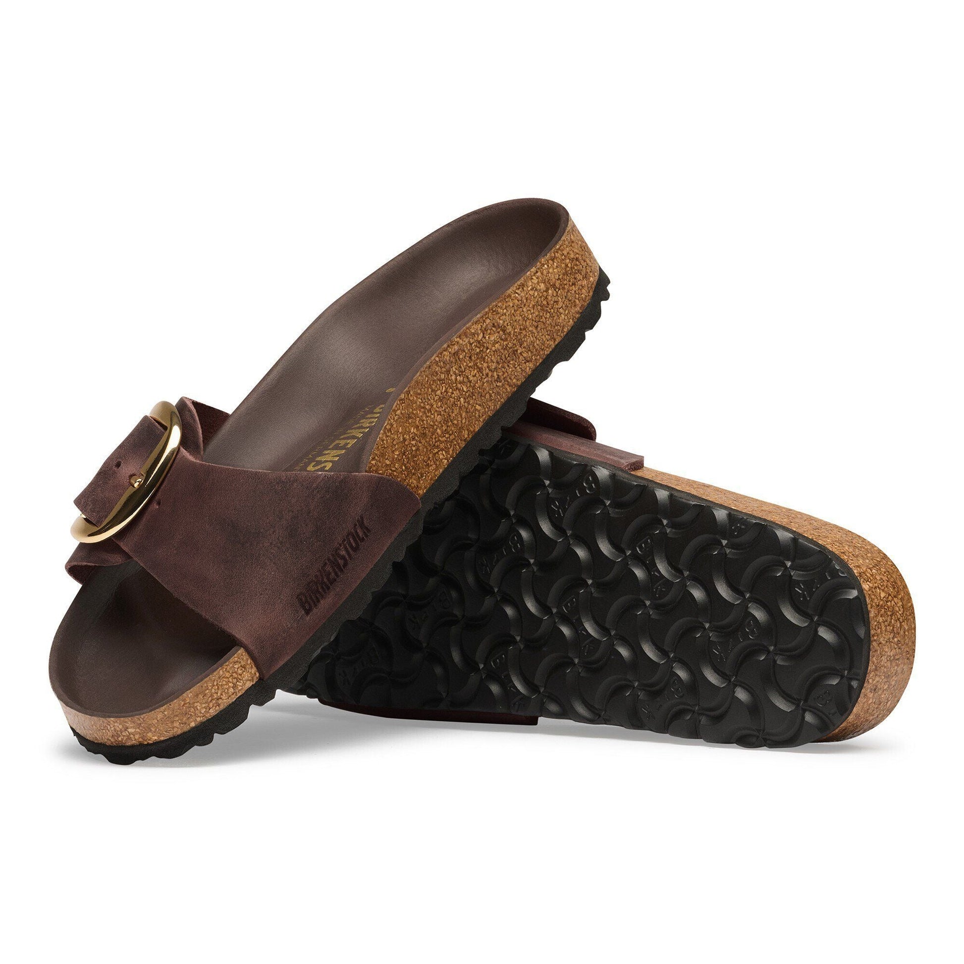 Madrid Big Buckle | Oiled Leather | Habana - sandals - Birkenstock