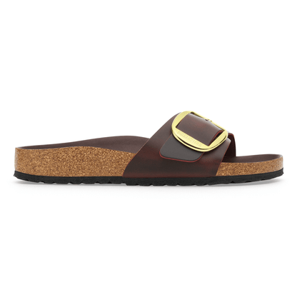 Madrid Big Buckle | Oiled Leather | Zinfandel - Sandals - Birkenstock