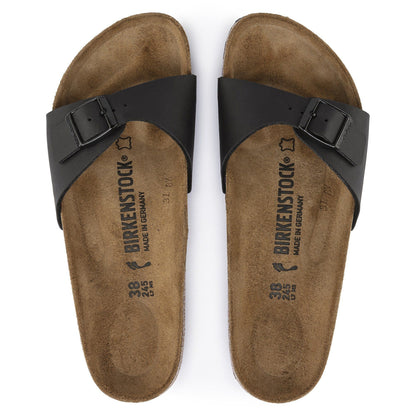Madrid | Birko - Flor | Black - Sandals - Birkenstock