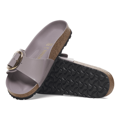 Madrid Hammered Big Buckle | High - Shine Patent Leather | Faded Purple - Sandals - Birkenstock