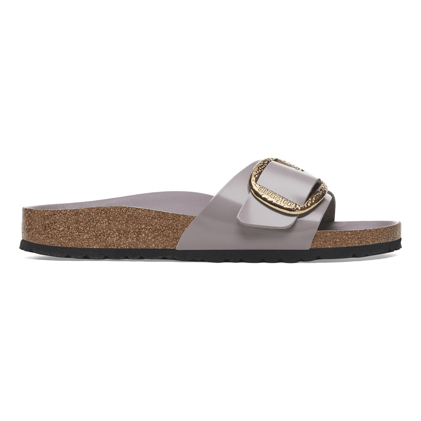Madrid Hammered Big Buckle | High - Shine Patent Leather | Faded Purple - Sandals - Birkenstock