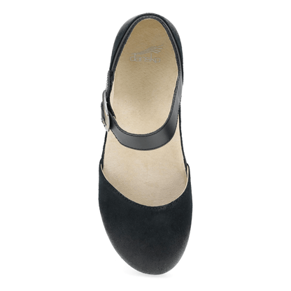 Mae | Burnished Suede | Black - Shoe - Dansko