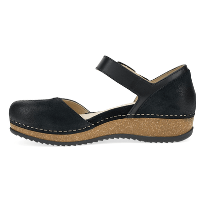 Mae | Burnished Suede | Black - Shoe - Dansko