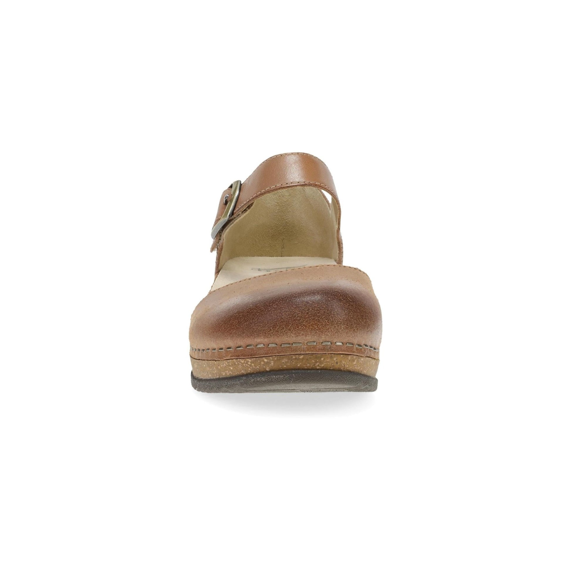 Mae | Burnished Suede | Tan - shoe - Dansko
