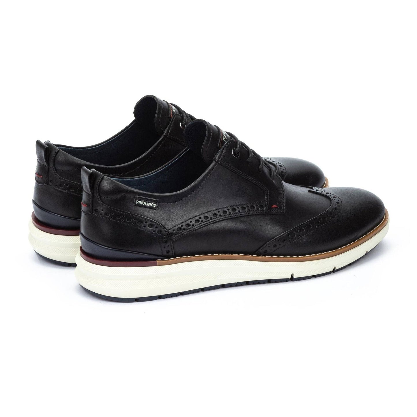 Manacor Wingtip Lace - Up | Men | Leather | Black - shoe - Pikolinos