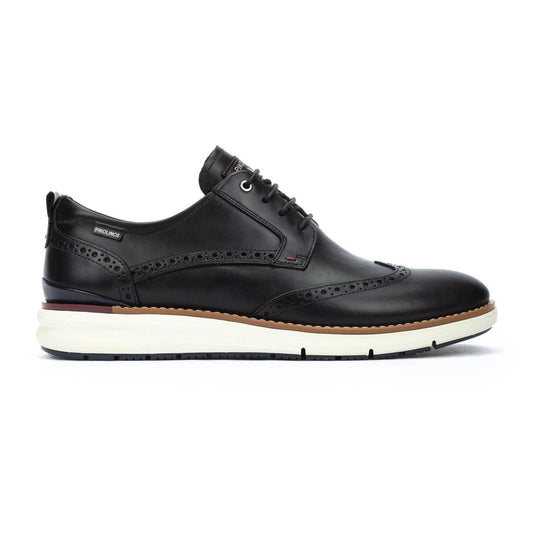 Manacor Wingtip Lace - Up | Men | Leather | Black - shoe - Pikolinos