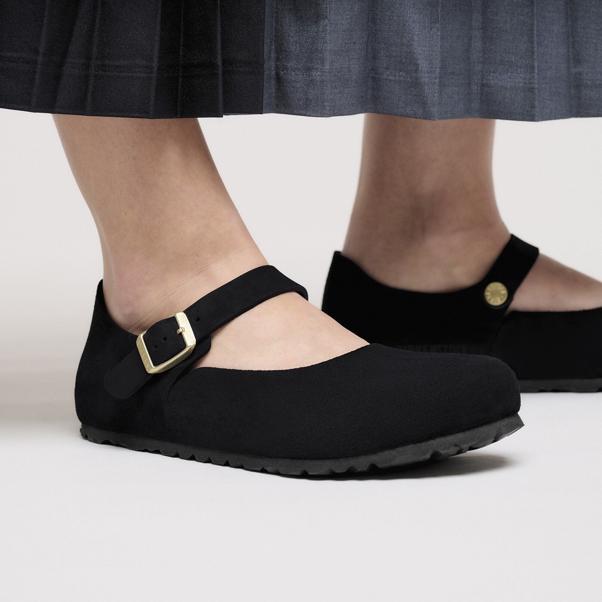 Mantova | Suede | Black – Birkenstock Midtown