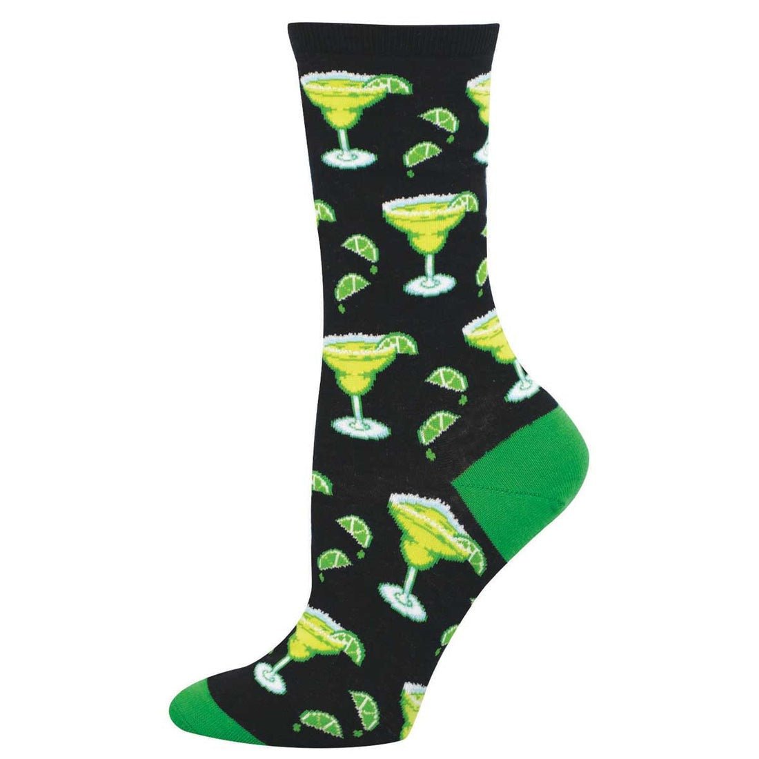 Margarita And Lime | Women | Black - socks - Socksmith