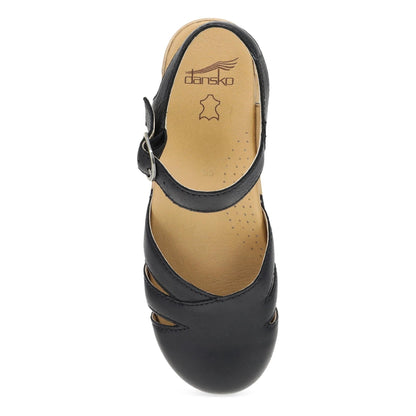 Margreta | Leather | Black - sandals - Dansko