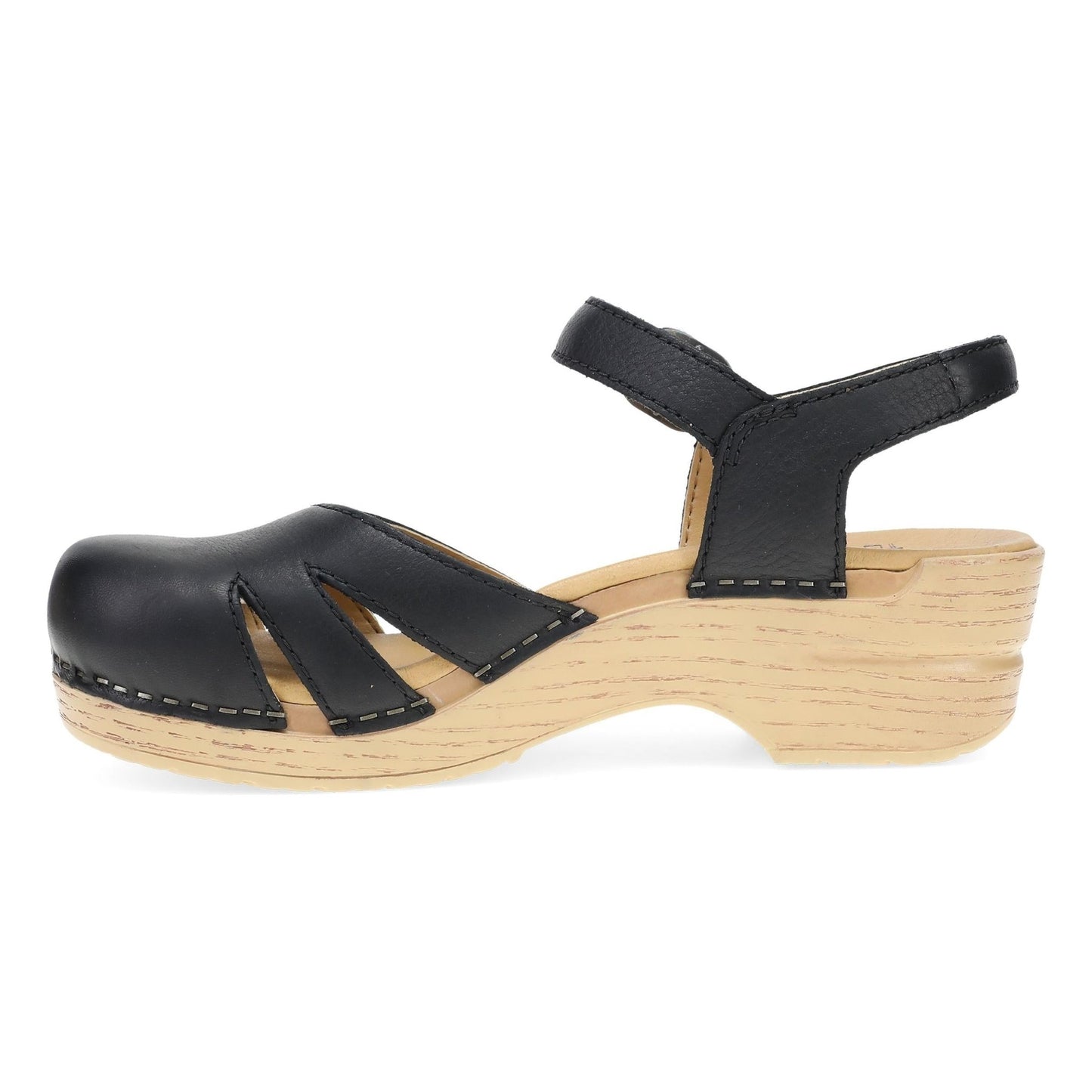 Margreta | Leather | Black - sandals - Dansko