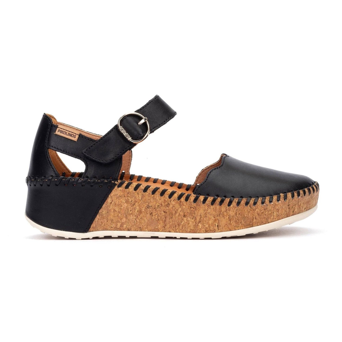 Marina Mary Jane | Leather | Black - sandals - Pikolinos