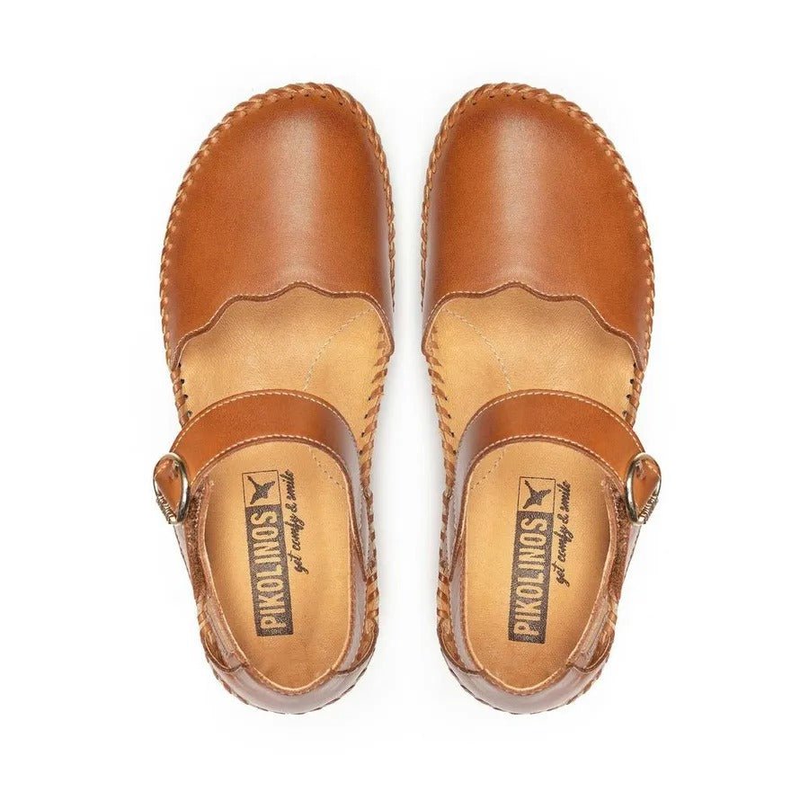 Marina Mary Jane | Leather | Brandy - sandals - Pikolinos