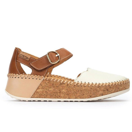 Marina Mary Jane | Leather | Nata/Brandy - Shoe - Pikolinos