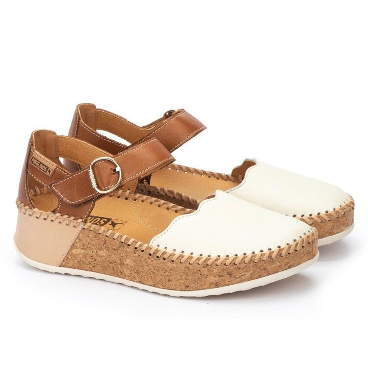Marina Mary Jane | Leather | Nata/Brandy - Shoe - Pikolinos