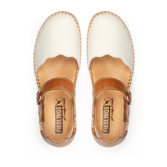 Marina Mary Jane | Leather | Nata/Brandy - Shoe - Pikolinos