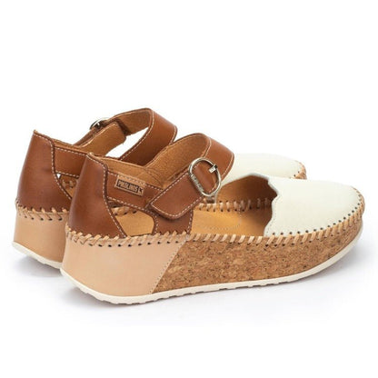 Marina Mary Jane | Leather | Nata/Brandy - Shoe - Pikolinos