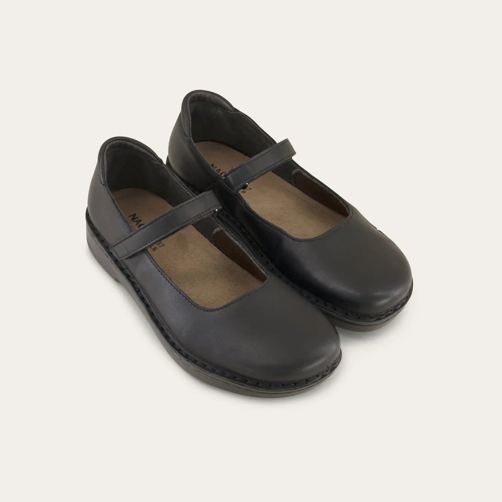 Martinos Leather Black Birkenstock Midtown